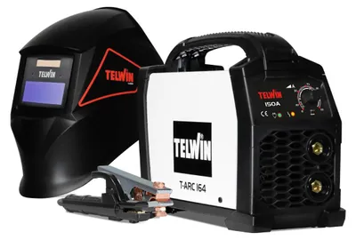 Image de T-Arc 164, soudeuse à l'inverter pour électrodes MMA, 150 A, avec masque de soudure automatique