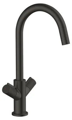 Productafbeelding van Fern Easyfit monoblok wastafelmengkraan, zwart