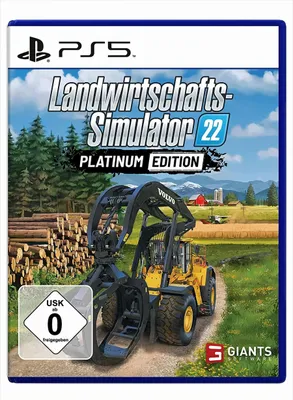 Produktbild von Landwirtschafts-Simulator 22  PS-5  Platinum - Astragon  - (SONY® PS5 / Simulation)