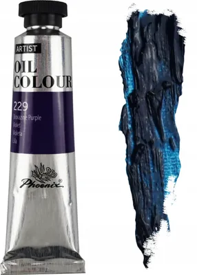 Zdjęcie produktu dla Farba Olejna Fioletowa Phoenix 229 Dioxazine Purple 40ml Fiolet Dioksazyna
