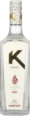 Image de Kartoff Triple Distilled Dry Gin 43,5% Vol. 0,7l