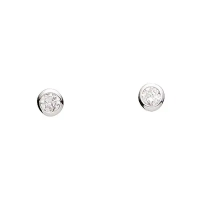 Produktbild von Miamar 01.1158 Damen Ohrstecker Silber Zirkonia weiß