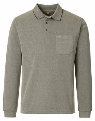 Produktbild von Redmond - Herren Polo-Shirt Langarm (262880700), Größe:S, Farbe:Beige (200)