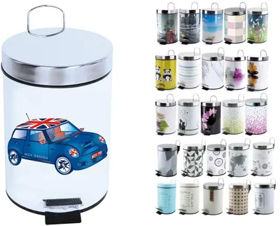 Produktbild von MSV 3700703905240, 3 l, Rund, Edelstahl, Blau, Weiß, Terrasse, Edelstahl