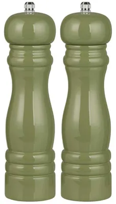 Produktbild von IB Laursen Salz & Pfeffermühlen Set 2-teilig Grün Gewürzmühlen Holz