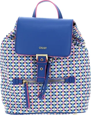 Produktbild von Oilily Freizeitrucksack Rucksack Cylinder Backpack Ensign Blue blau mehrfarbig