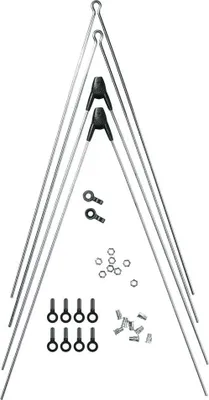 Produktbild von SKS Bluemels ASR V-Strebenpaar für VR+HR Kunststoffschutzbleche, 3,0 mm Edels...