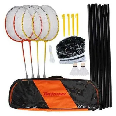 Immagine prodotto di Techman - Set da badminton "TB230" PP11796 (taglia unica) (rosso/giallo)