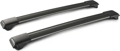 Produktbild von Yakima Rail Schwarze Aluminium-Dachträgerstangen 91 cm Paar