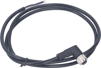 Obrázok produktu pre M12 kábel 4 Pin Aviation Socket Elektrický kábel pravý uhol ženský konektor 1M 250V AC DC pre strojové zariadenia