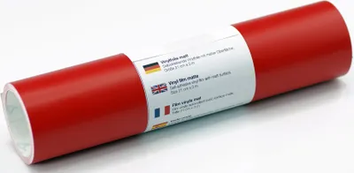 Produktbild von Kreativplotter Vinylfolie matt ROT 21x300 cm