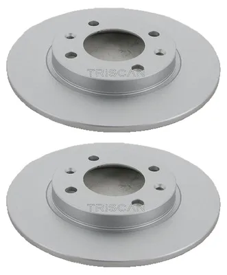 Image de 2x TRISCAN Disque de frein 8120 38111C pour CITROËN pour SAXO (S0 S1) 247mm