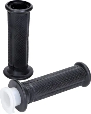 Image de Poignées de guidon GY6, noires, manchon d'accélérateur de 115/113 mm, pour Yamaha Aerox 50, à partir de 1999