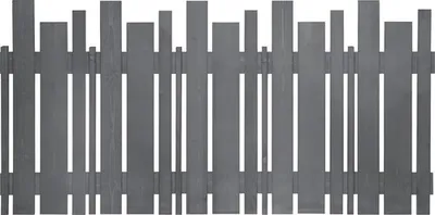 Produktbild von Vorgartenzaun Konsta Various 180 x 90 cm anthrazit