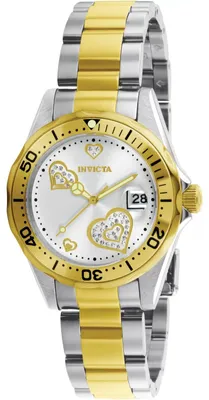 Produktbild von Invicta Angel 12287 Damenuhr - Quarzwerk - Edelstahl mit silbernem Zifferblatt - 38 mm