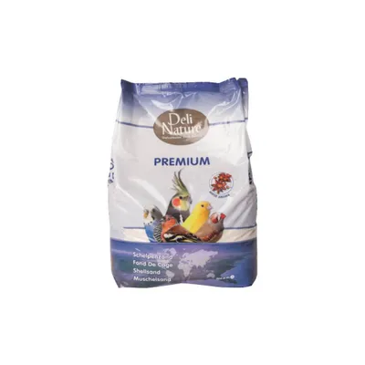 Produktbild von Deli Nature PREMIUM WHITE - Weißer Quarzsand mit Muscheln (Anis) 5kg