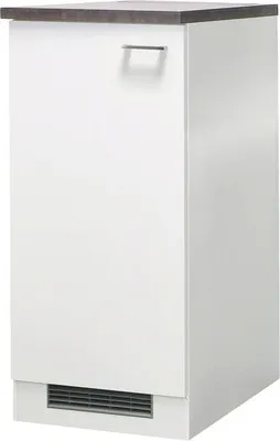 Produktbild von Flex Well Kühlumbauschrank für 88er Einbaukühlschrank Lucca BxTxH 60 x 60 x 126 cm weiß matt zerlegt Anschlag reversibel