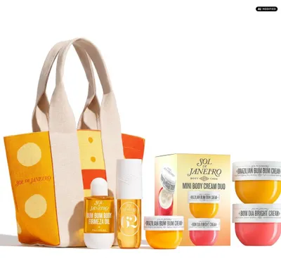 Produktbild von Sol de Janeiro The Sol Tote Body Essentials Mini Body Cream Set