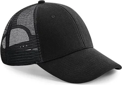 Produktbild von Beechfield B678 | Jersey Athleisure Trucker Cap, Snapback-Größeneinsteller - Farbe: Black - Größe: One Size