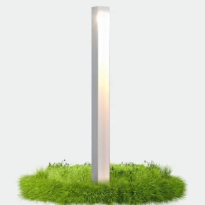Produktbild von doporro Wegeleuchte Außen IP65 Gartenleuchte Mit Strom Und 5W LED 3000K 80 cm Outdoor Stehlampe Für Terrasse Gartenweg Einfahrt Sandweiß BaldersLights