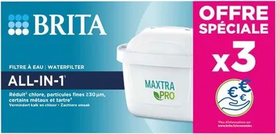 Image de Pack de 3 cartouches maxtra pro pour carafe - Brita - 1051530 -