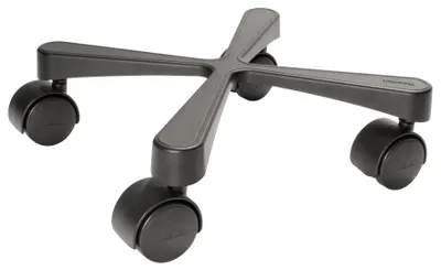 Produktbild von WAGNER Pflanzenroller CROSS Ø 30 x 8 cm, Innen- & Außenbereich, Aluguss schwarz beschichtet, Tragkraft 60 kg - 20091601