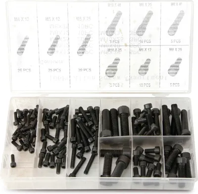 Produktbild von Zylinderschrauben-Sortiment Innensechskant M4-M10 106 Stück