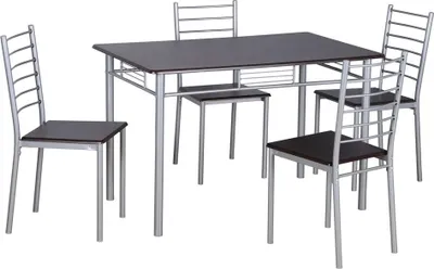 Produktbild von FurniStyle Essgruppe 5-teilig Kassiani - Esstisch mit 4 Stühle