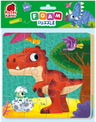 Obrázek produktu pro Pěnové puzzle 2v1 "Dinosauři" RK6050-06