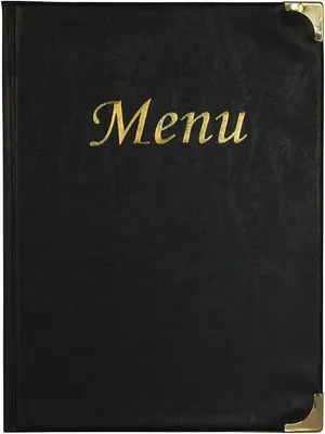 Obrázek produktu pro Securit MC-BRA4-BL Securit pořadač na karty menu BASIC, DIN A4, černý
