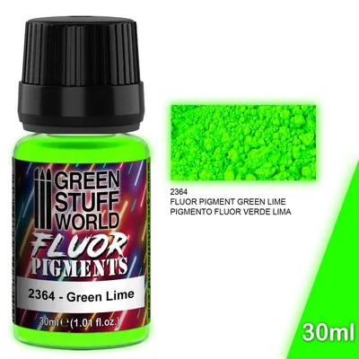 Produktbild von Green Stuff World GSW2364 - Pigment Fluor Green Lime 30 ml  - Neu