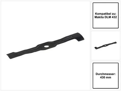 Zdjęcie produktu dla Makita 191D43-8, Ostrze kosiarki do trawy, Makita, DLM432PT2 DLM432Z, 1 szt.