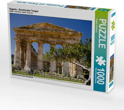 Produktbild von CALVENDO Puzzle Segesta - Griechischer Tempel | 1000 Teile Lege-Größe 64x48cm Foto-Puzzle für glückliche Stunden