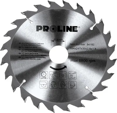 Produktbild von Proline Kreissäge Für Holz 160Mm 24-Zahn Untersetzung 20/16Mm 84162