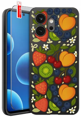 Productafbeelding van Beschermhoezen voor de Honor 600 – Designs | Mat siliconen hoesje + 9H glas