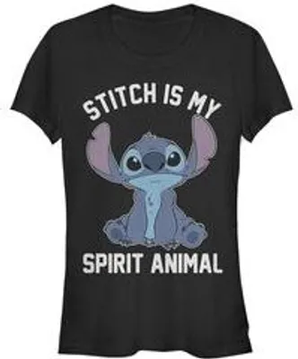 Produktbild von Disney Lilo &amp; Stitch - Stitch Spirital Animal Damen Rundhalsausschnitt