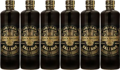 Produktbild von Riga Black Balsam 6er Set (6 x 0,5 L) Rīgas Melnais balzam SPARSET