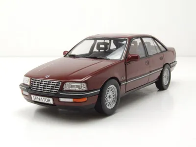 Produktbild von Whitebox 124273 Opel Senator B 1987 dunkelrot metallic 1:24