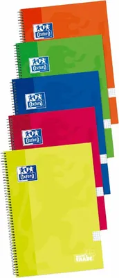 Immagine prodotto di Quaderno Oxford Write&Erase Din A4 con copertina rigida a spirale (5 pezzi)