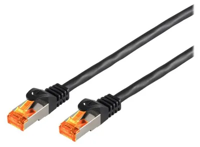 Productafbeelding van S/CONN 08-26085, 15 meter, Cat6a, S/FTP (S-STP), RJ-45, RJ-45, zwart