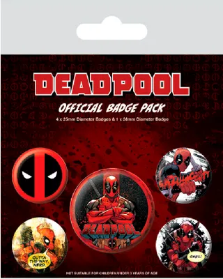 Obrázek produktu pro Sada odznaků - Deadpool