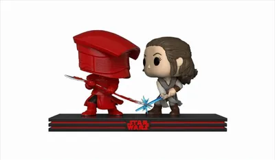 Produktbild von Funko POP! Star Wars Movie Moment - The Last Jedi Rey & Praetorian Guard #32557