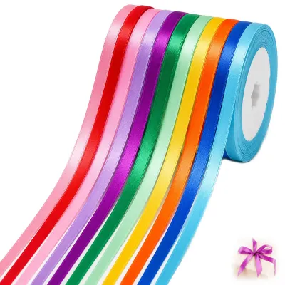 Image de 12 Rubans en satin - Multicolores