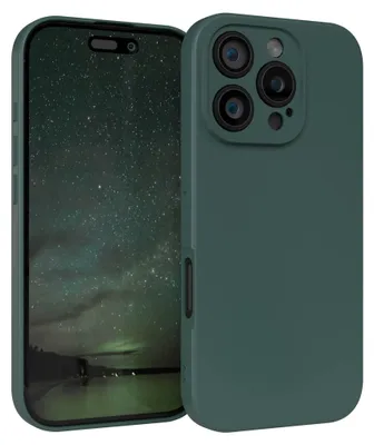 Produktbild von EAZY CASE - TPU Hülle für Apple iPhone 16 Pro, TPU Case stoßfeste Handyhülle, weiches Cover mit Kameraschutz, Silikonhülle in Grün