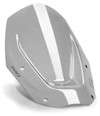 Imagen del producto de Visera Puig deportiva, color ahumado claro, homologada ABE, para BMW