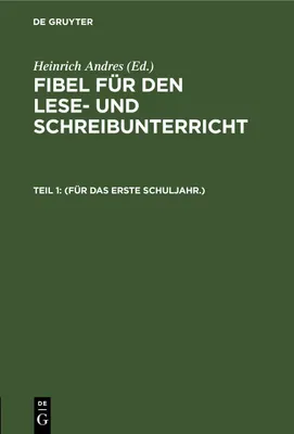 Produktbild von (Für das erste Schuljahr.)