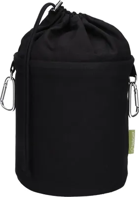 Produktbild von Extra große Canvas Wäscheklammertasche - 2 Karabinerhaken - 200 Wäscheklammern - Schwarze Wäscheklammertasche