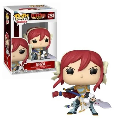 Produktbild von FUNKO POP! Erza Scarlet 2288 – Fairy Tail 100 Year Quest Vinyl Figur