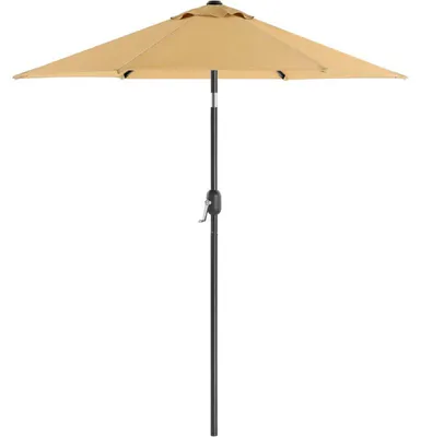 Produktbild von Gartensonnenschirm GPU202K01, 200 cm, UPF 50+, Neigung 30°, taupe