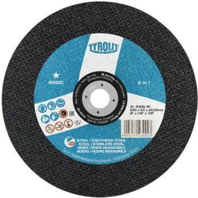 Image de Disque à tronçonner BASIC D230x3mm droit 2in1 alésage 22,23 mm